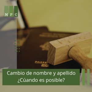 cambio de apellido